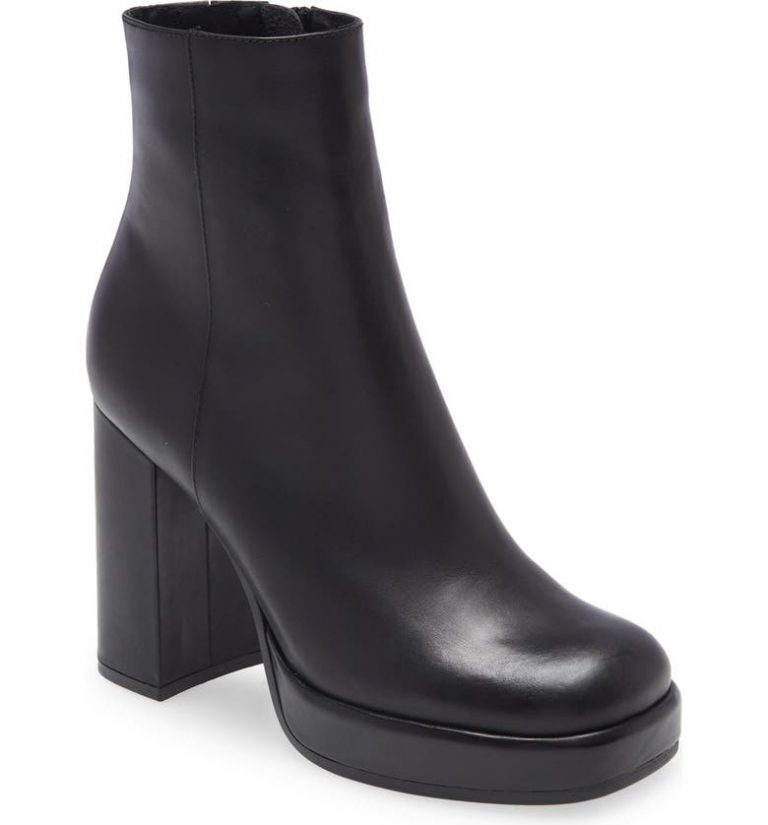 Spaced Block Heel Bootie