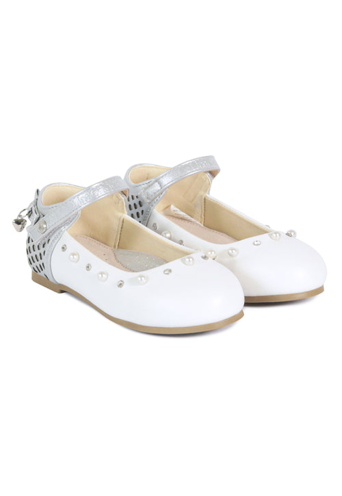 Himma Baby Girl White Ballet flats.-white $25