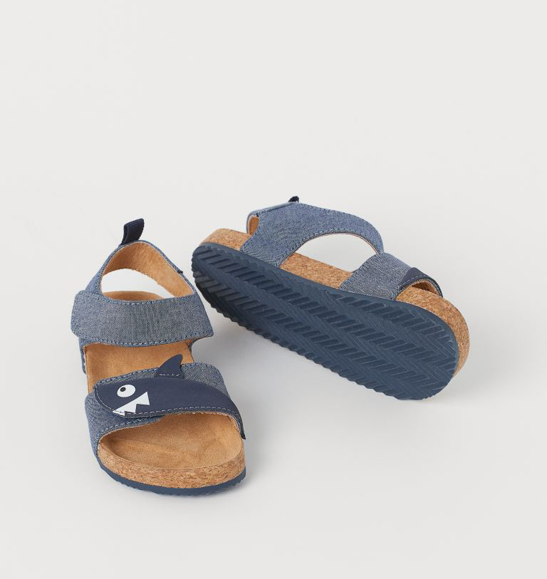 Sandals-dark blue $19