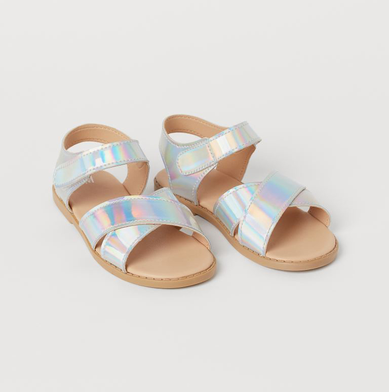 Sandals-silver $12