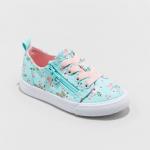 Toddler Luka Double Zipper Apparel Sneakers-Mint