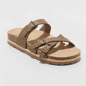 Women's Mad Love Hillary Footbed Sandals-Brown