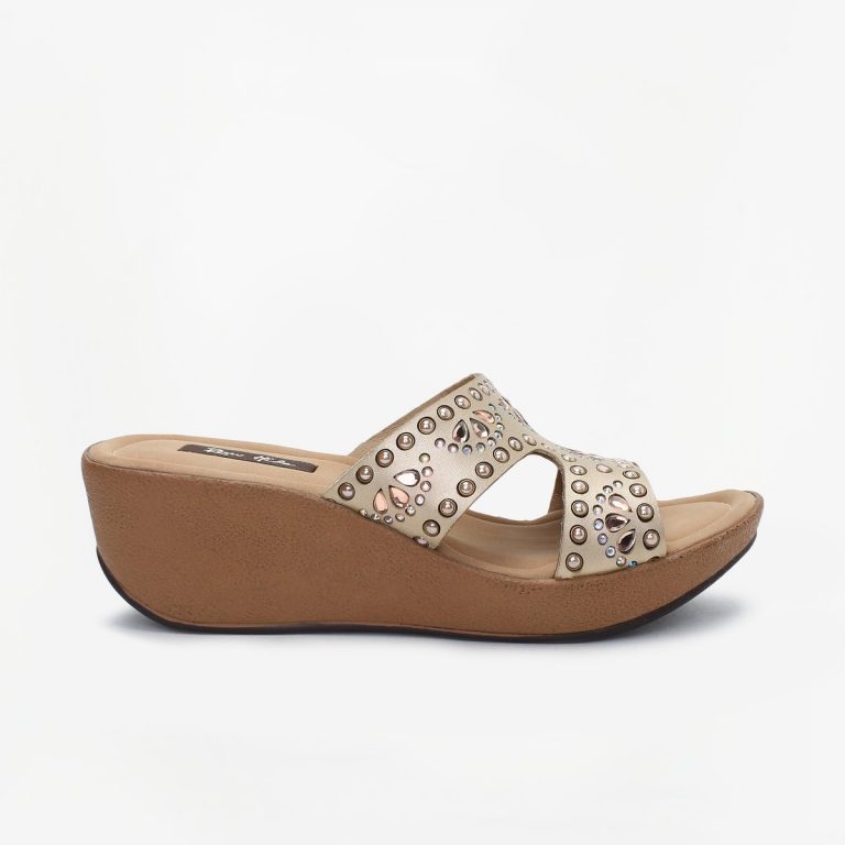 Women Embellished Open-Toe Wedges