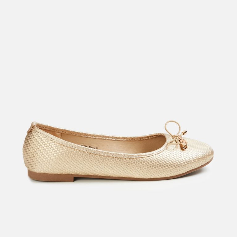 Women Textured Slip-On Ballerinas