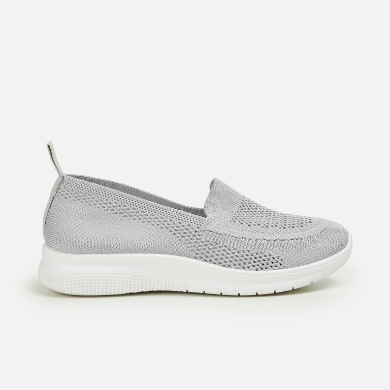 Women Textured Slip-On Casual Shoes